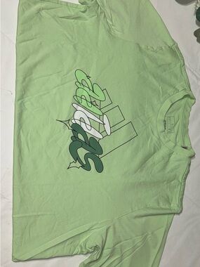 adidas Originals Light Green Graphic Short Sleeve Tee